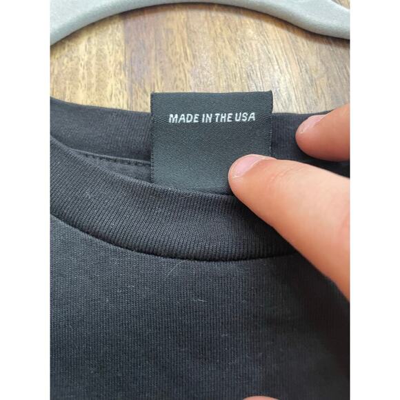 TDL Men's Black Nipsey Bear By The Dirt Label Crew Neck T-Shirt Size XL - Picture 5 of 7